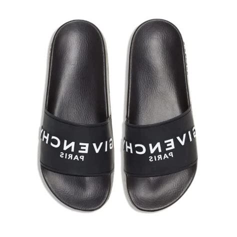 givenchy 3d logo slides|givenchy slides size 35.